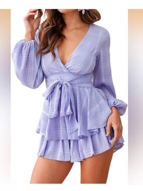 Lavender Romper super cute